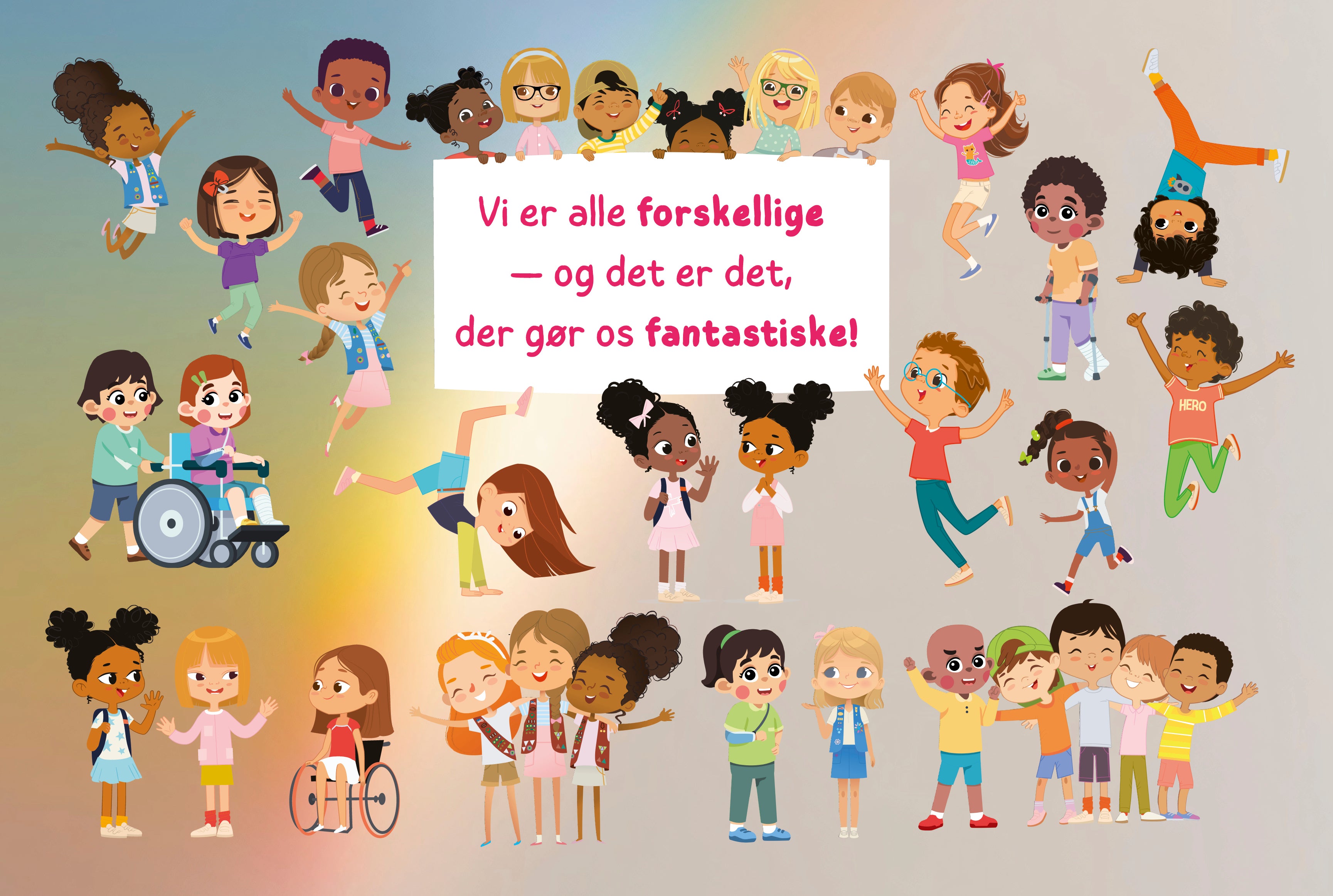 Alle er forskellige - Vandret