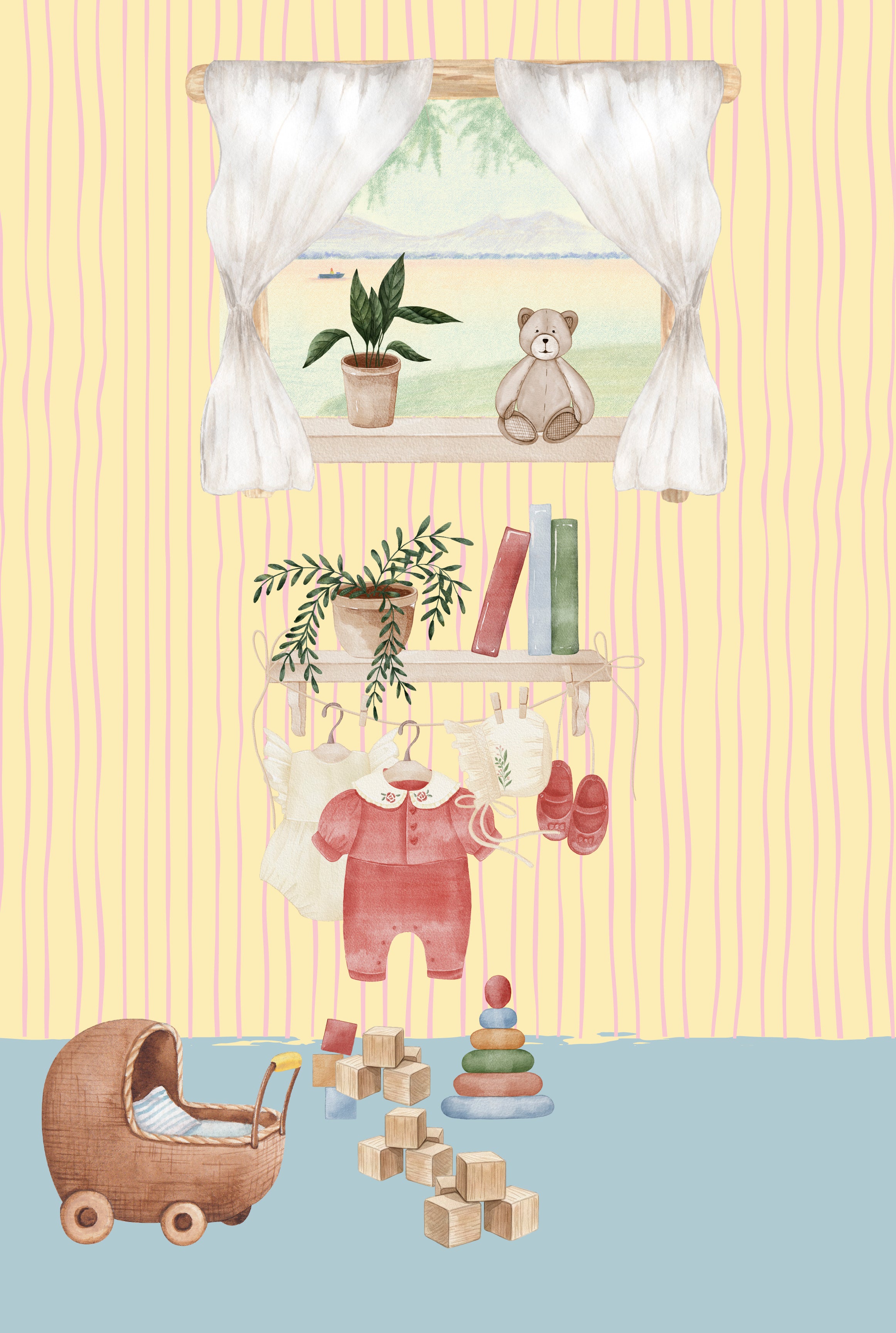 Villa Wildes gule rum