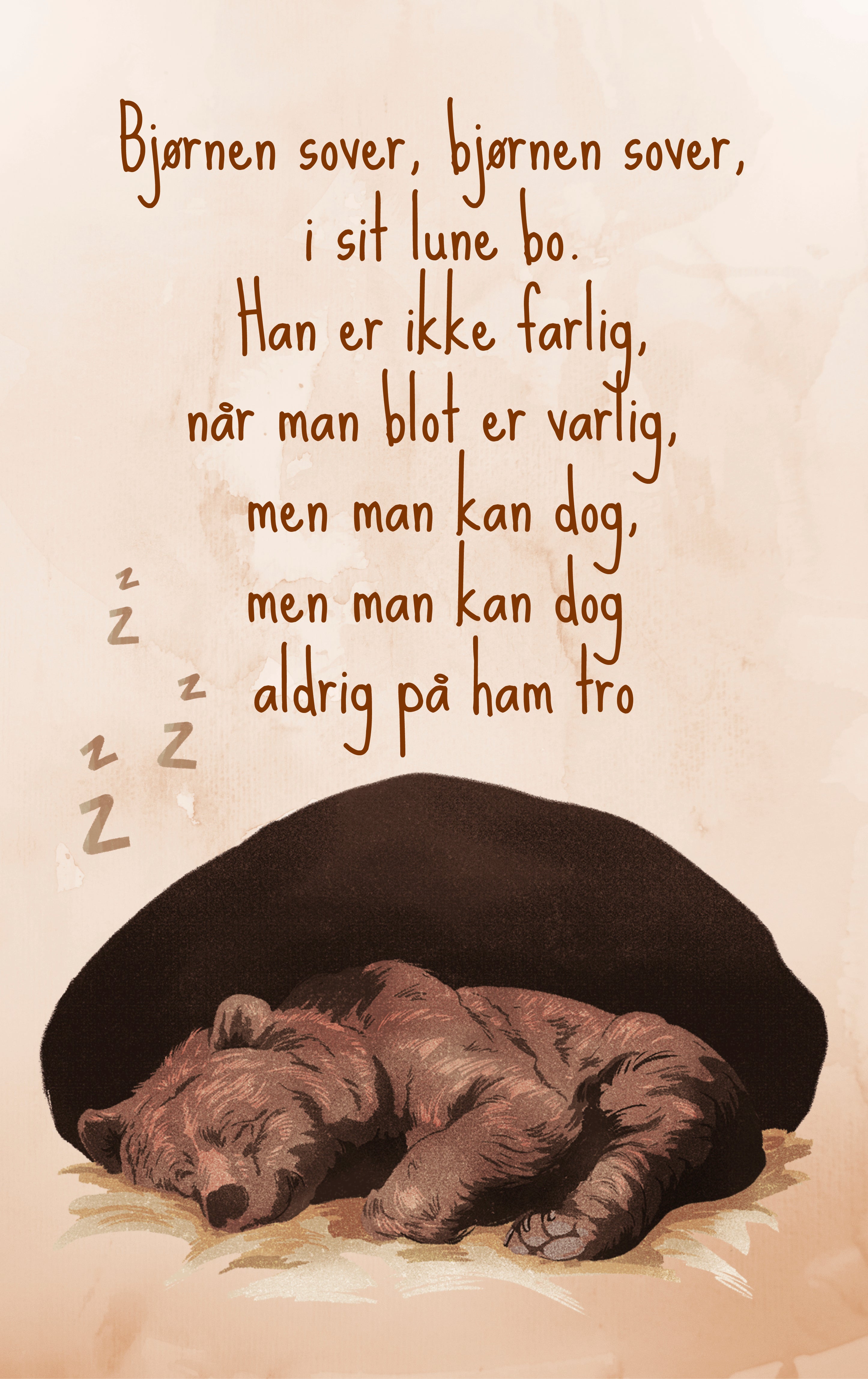 Vi synger bjørnen sover
