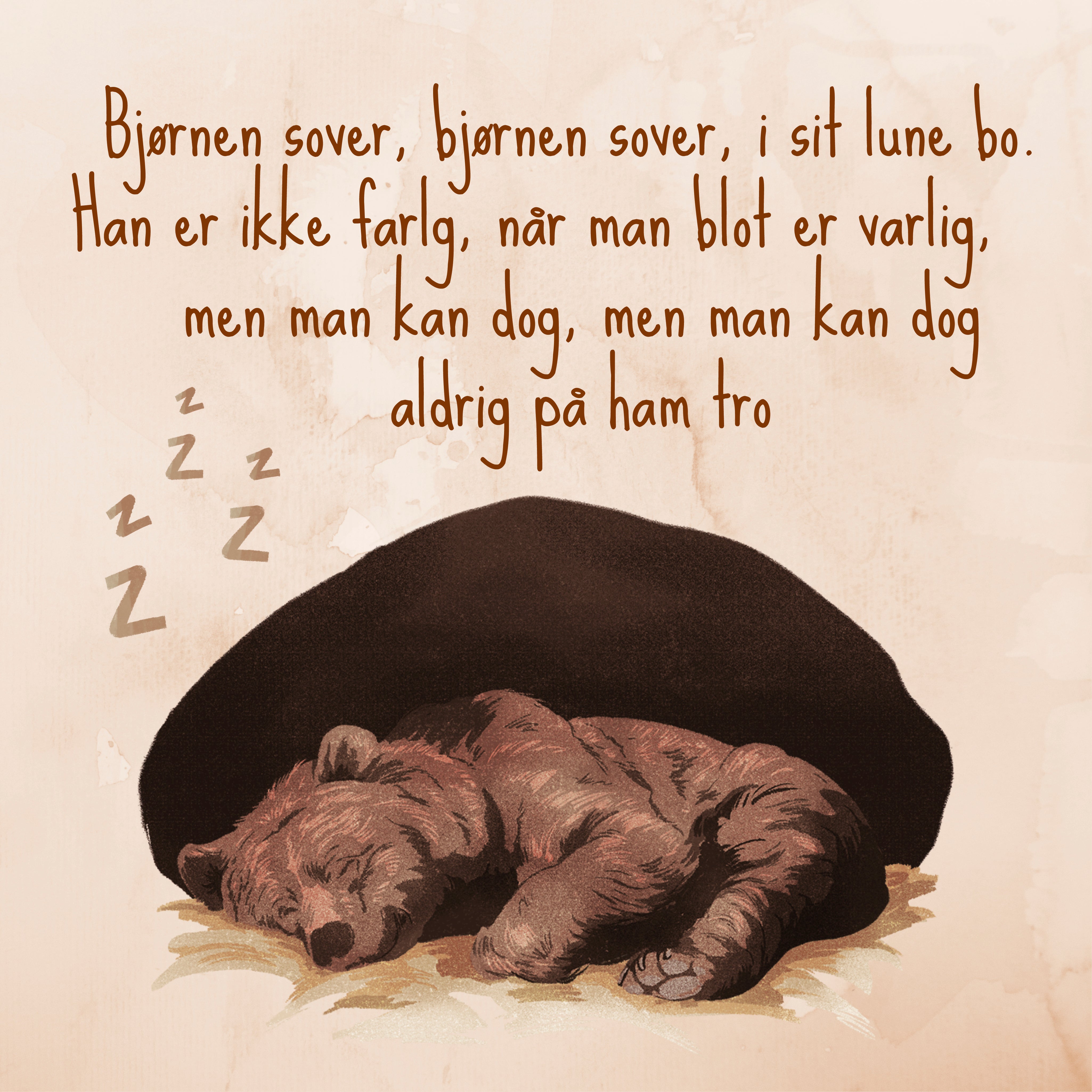 Vi synger bjørnen sover