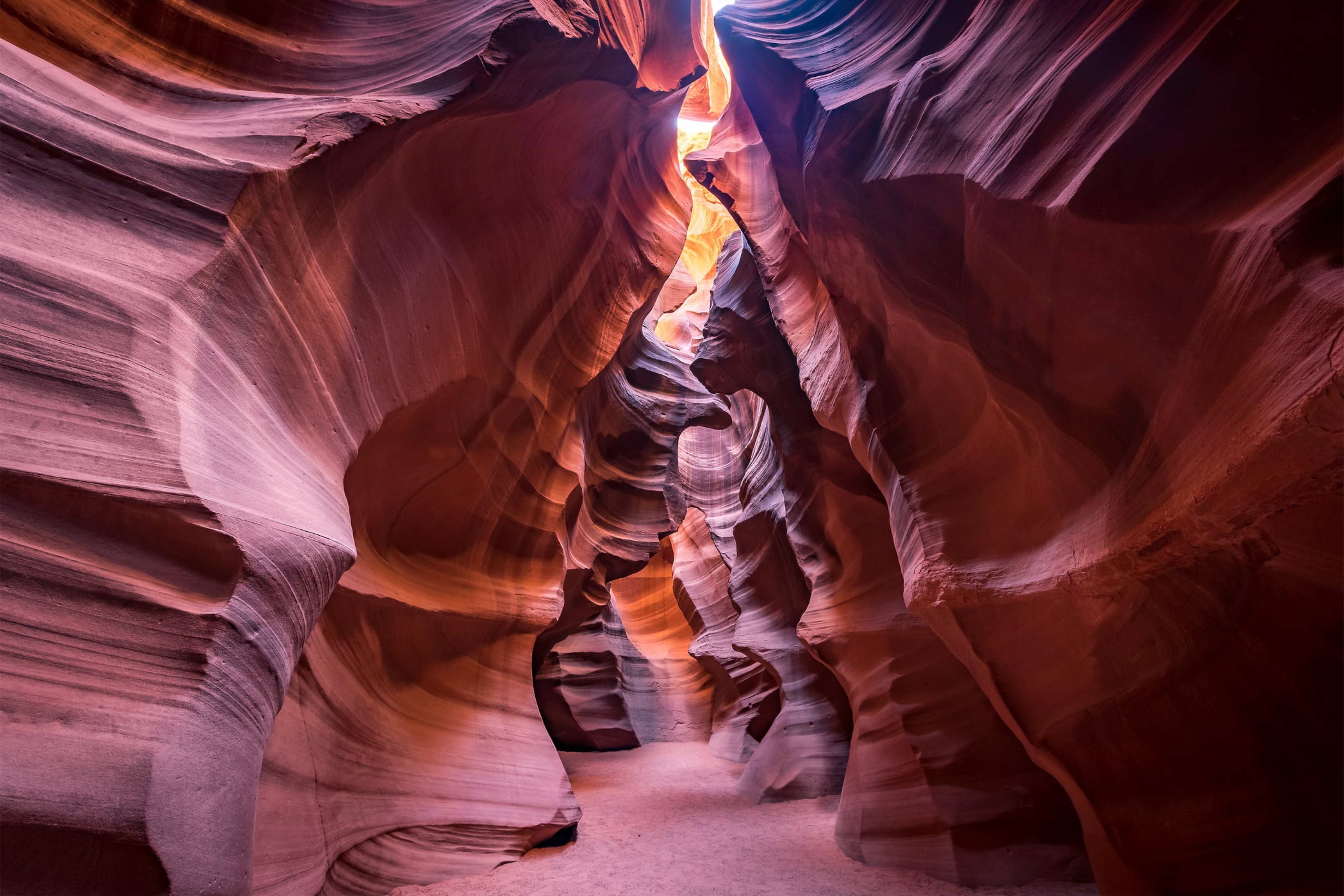 Walking through Antelope Canyon I